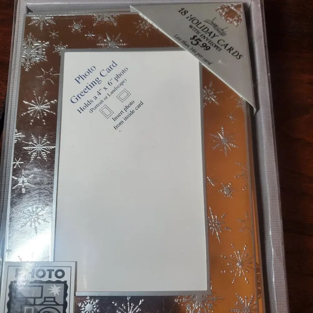 Image Arts Christmas Greeting Cards 18 Count Holiday Xmas Photo Card Boxed Set